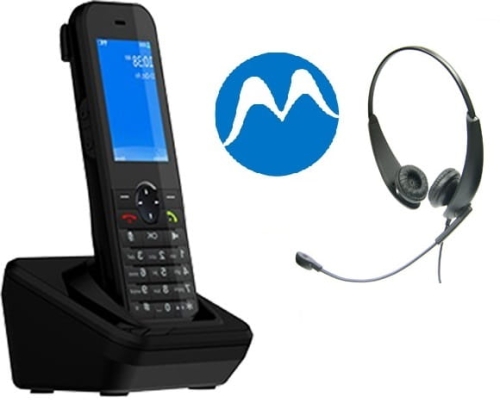 ZESTAW telefon komórkowy na kartę SIM mobicom FWD169HMC WAVE 3G, BT, VPBX + ACCUTONE TB710