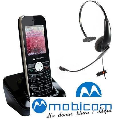 ZESTAW telefon komórkowy na kartę SIM mobicom FWD168GSC + ACCUTONE TM710