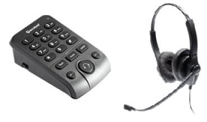 TELEFON ACCUTONE T3 + SŁUCHAWKA NAGŁOWNA WB610