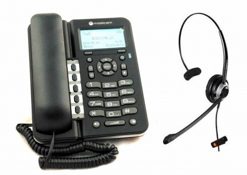 Zestaw telefoniczny mobicom FWP379HS + ACCUTONE TM310MKII